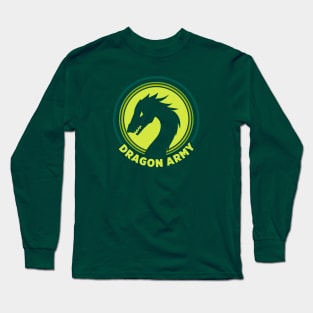 Dragon Army Green Logo Long Sleeve T-Shirt